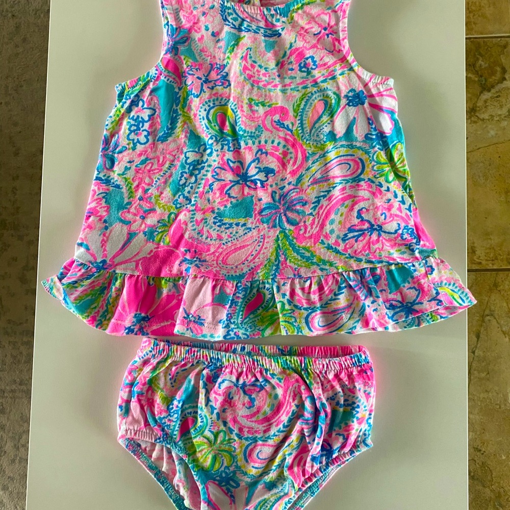 Lilly Pulitzer toddler dress with bloomers